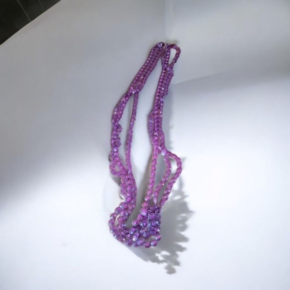Purple Bead Necklace